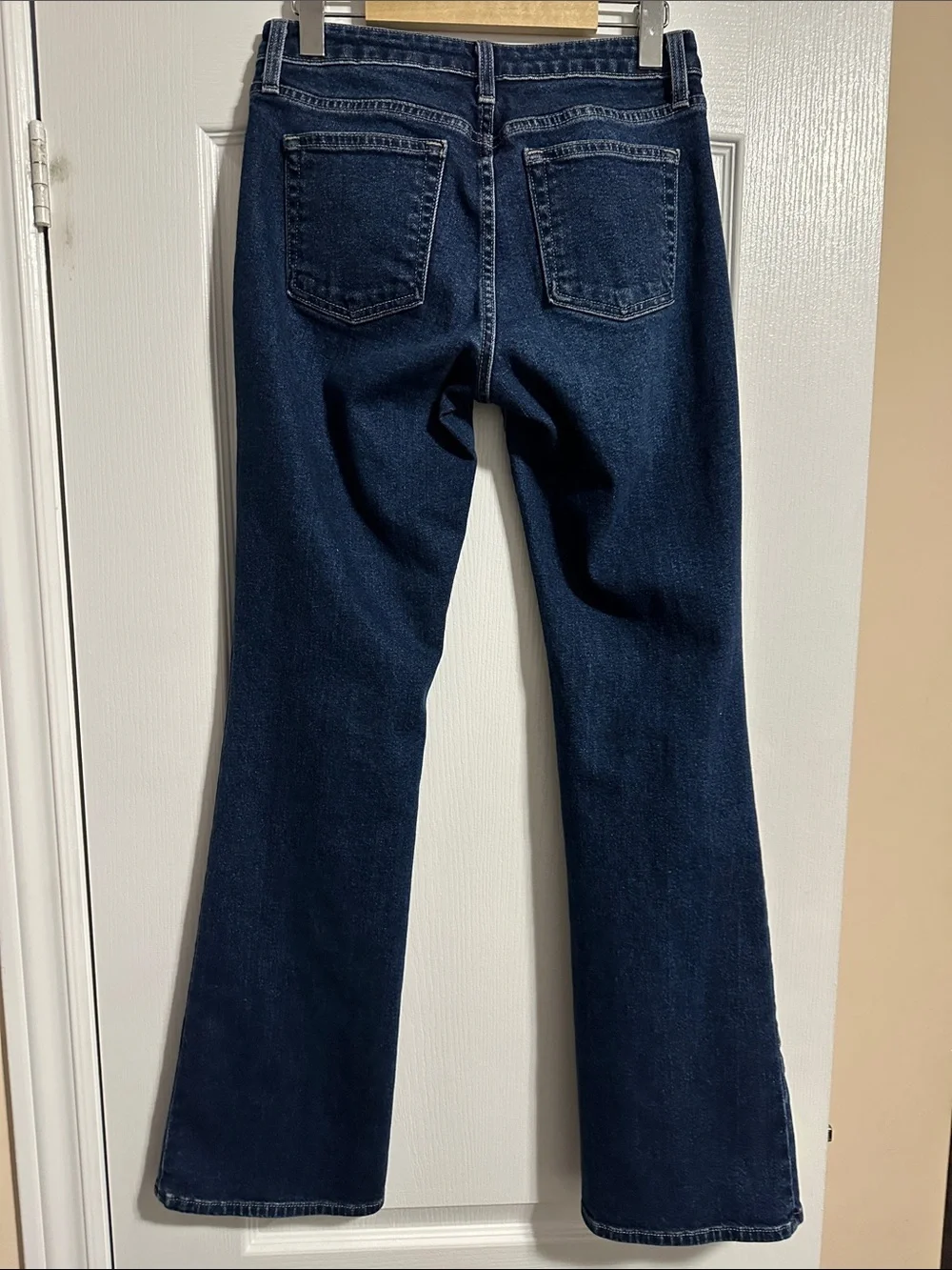 Just Black Dark Blue Flare Jeans - Picture 3 of 8